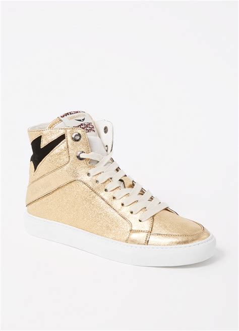 Gouden sneakers voor dames • de Bijenkorf • Gratis retourneren.